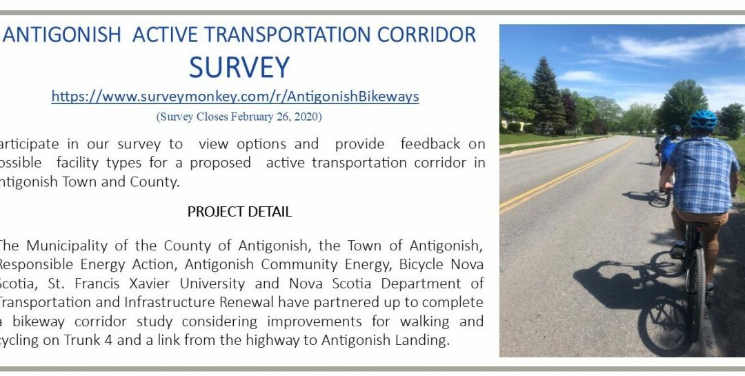 Antigonish Active Transportation Corridor Survey
